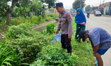 POLRESTA-SIDOARJO-|-Warga-Sawocangkring-Manfaatkan-Lahan-Kosong-untuk-Tanaman-Sayur,-Dukung-Program-Ketahanan-Pangan-Nasional