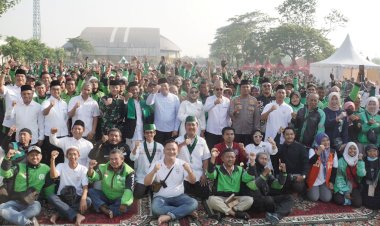 Forkopimda-bersama-Lintas-Elemen-dan-Ojol-Sidoarjo-Gelar-Doa-Bersama