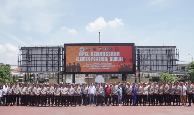 Gelar-Apel-Kebangsaan-Buruh-dan-Doa-Bersama-di-Polresta-Sidoarjo