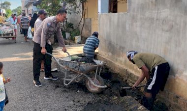 Polres-Probolinggo-Kota-Gelorakan-Gerakan-Indonesia-ASRI,-Bersama-Lintas-Sektor-Bersihkan-Lingkungan
