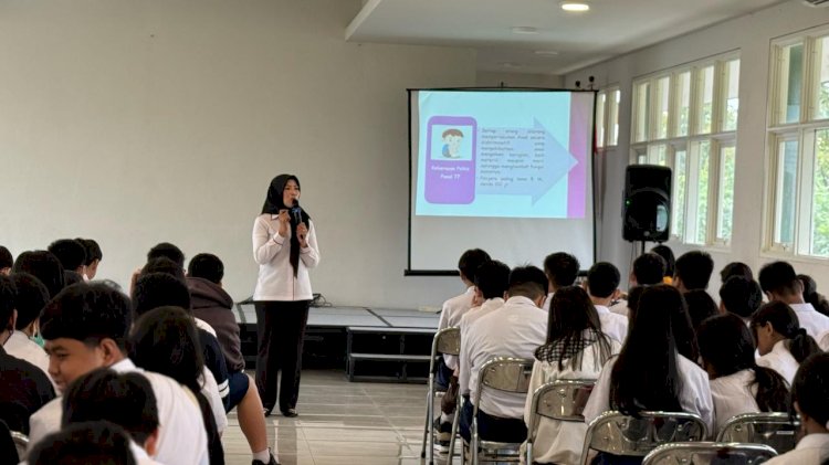Kanit PPA Satreskrim Polresta Sidoarjo Edukasi Bahaya Perundungan ke Pelajar