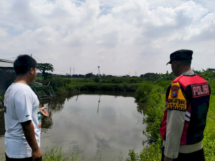 Polsek Krian Apresiasi Inovasi Ketahanan Pangan Bumdes Kraton Lewat Budidaya Ikan Nila