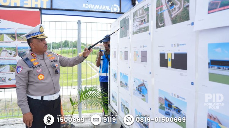 Tinjau GT Banyudono dan Exit Tol Taman Martani, Kakorlantas Tekankan Kolaborasi Pengelolaan Lalu Lintas
