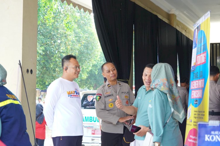 Tak Ada Aksi di Jalan Pekerja bersama Polisi dan Apindo Gelar Donor Darah Peringati May Day di Ponorogo