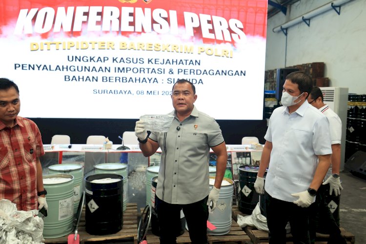 Kemendag RI Apresiasi Polri yang Berhasil Bongkar Perdagangan Ilegal Sianida di Jawa Timur