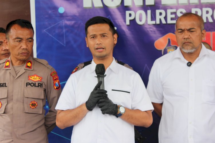 Polisi Berhasil Ungkap Curanmor di Swalayan Probolinggo Tersangka Kakak-Beradik Diamankan
