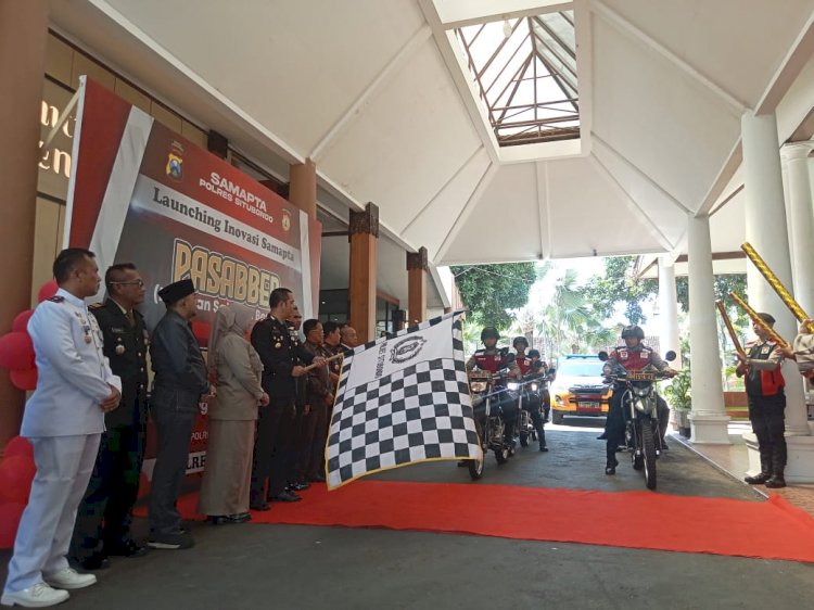 Semangat Polri Untuk Masyarakat, Kapolres Situbondo Launching Inovasi Sosial Pasabber dan Padi Berkah